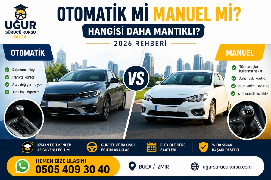Otomatik ehliyet mi manuel mi ? Otomatik ehliyet mi manuel mi ?