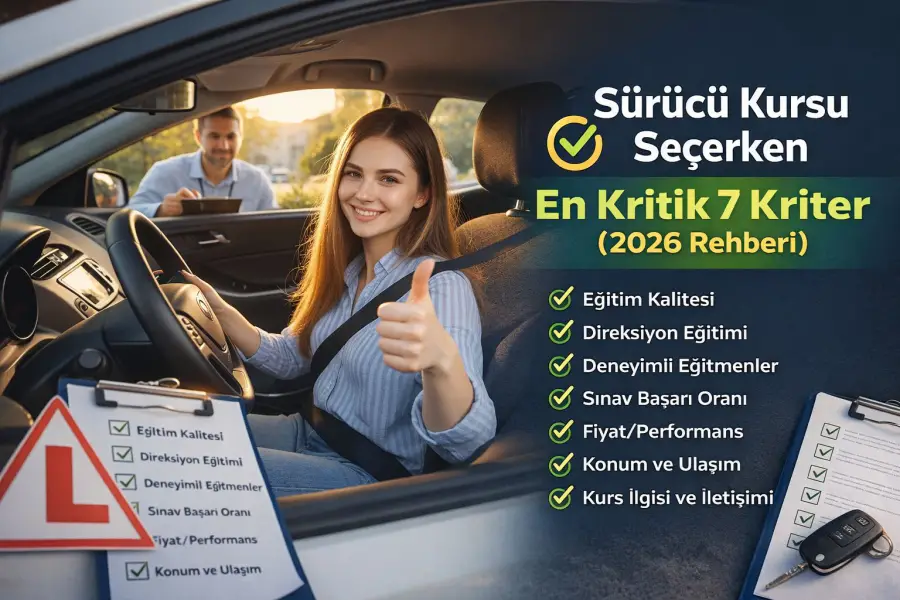 Sürücü kursu nasıl seçilir? 2026 rehberi