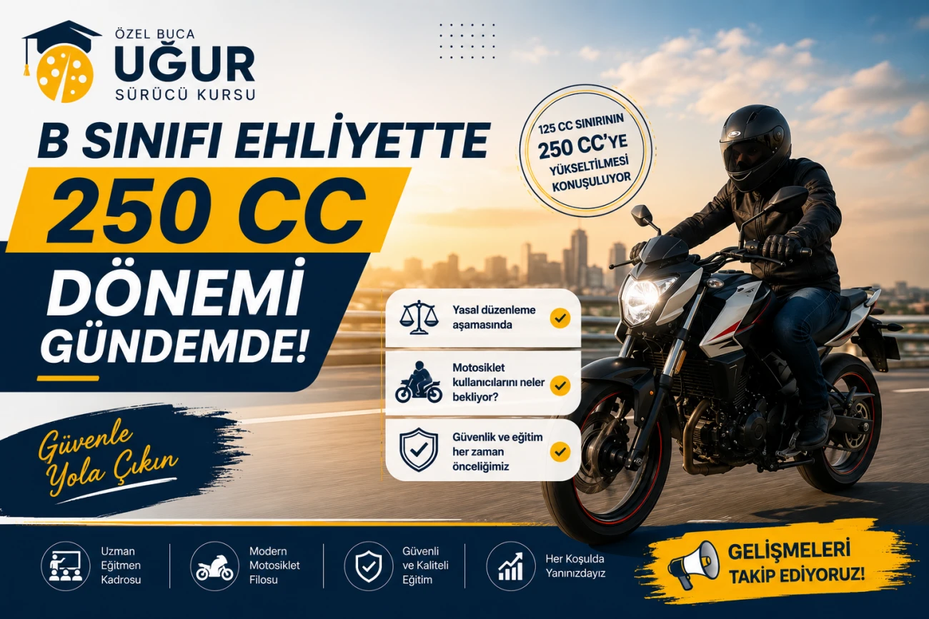 B sınıfı ehliyette 250 CC dönemi mi başlıyor?
