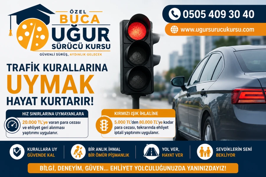 Hız ve kırmızı ışık cezaları 2026